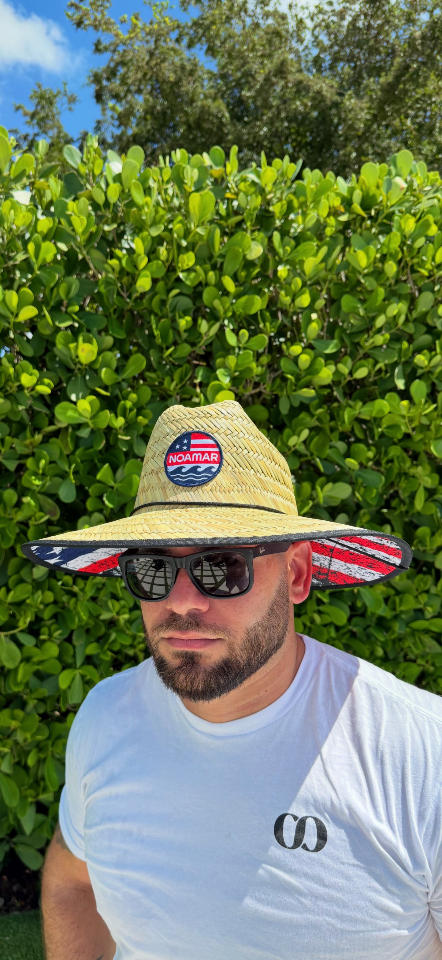 NOAMAR Stars & Stripes Straw Hat