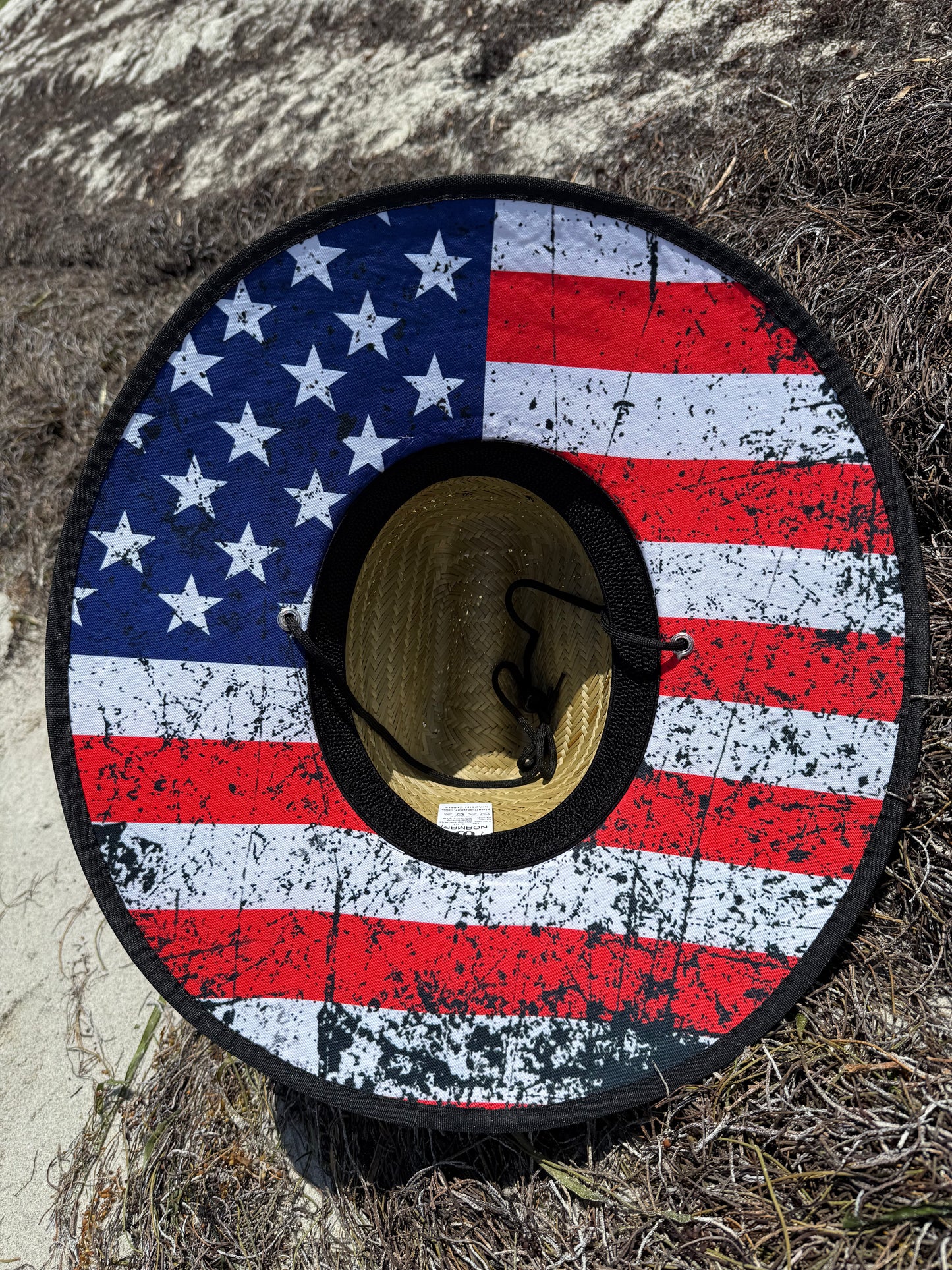 NOAMAR Stars & Stripes Straw Hat